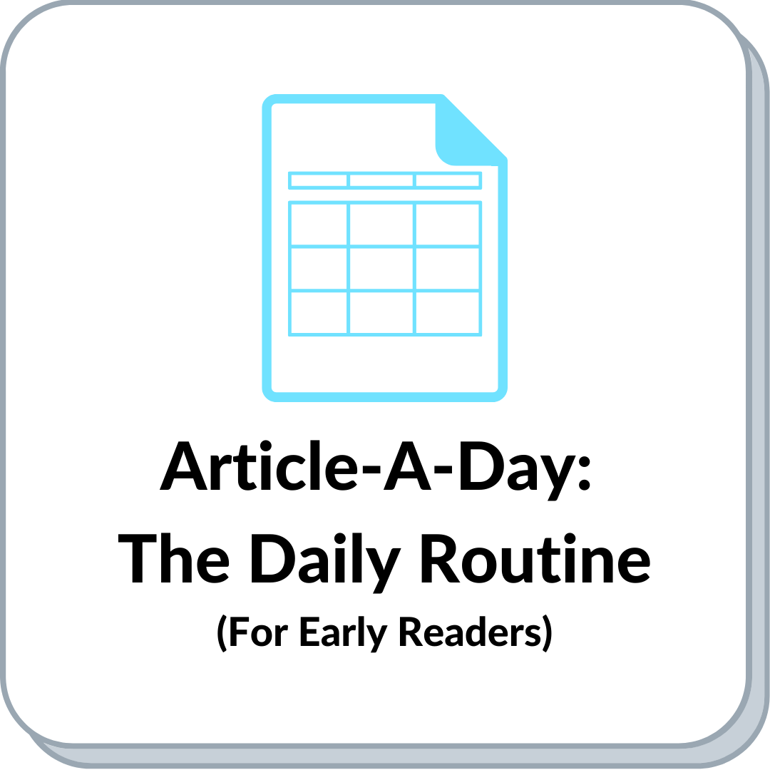 Article-A-Day Daily Routine Early Readers icon