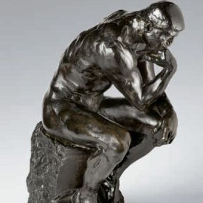Thinker statue