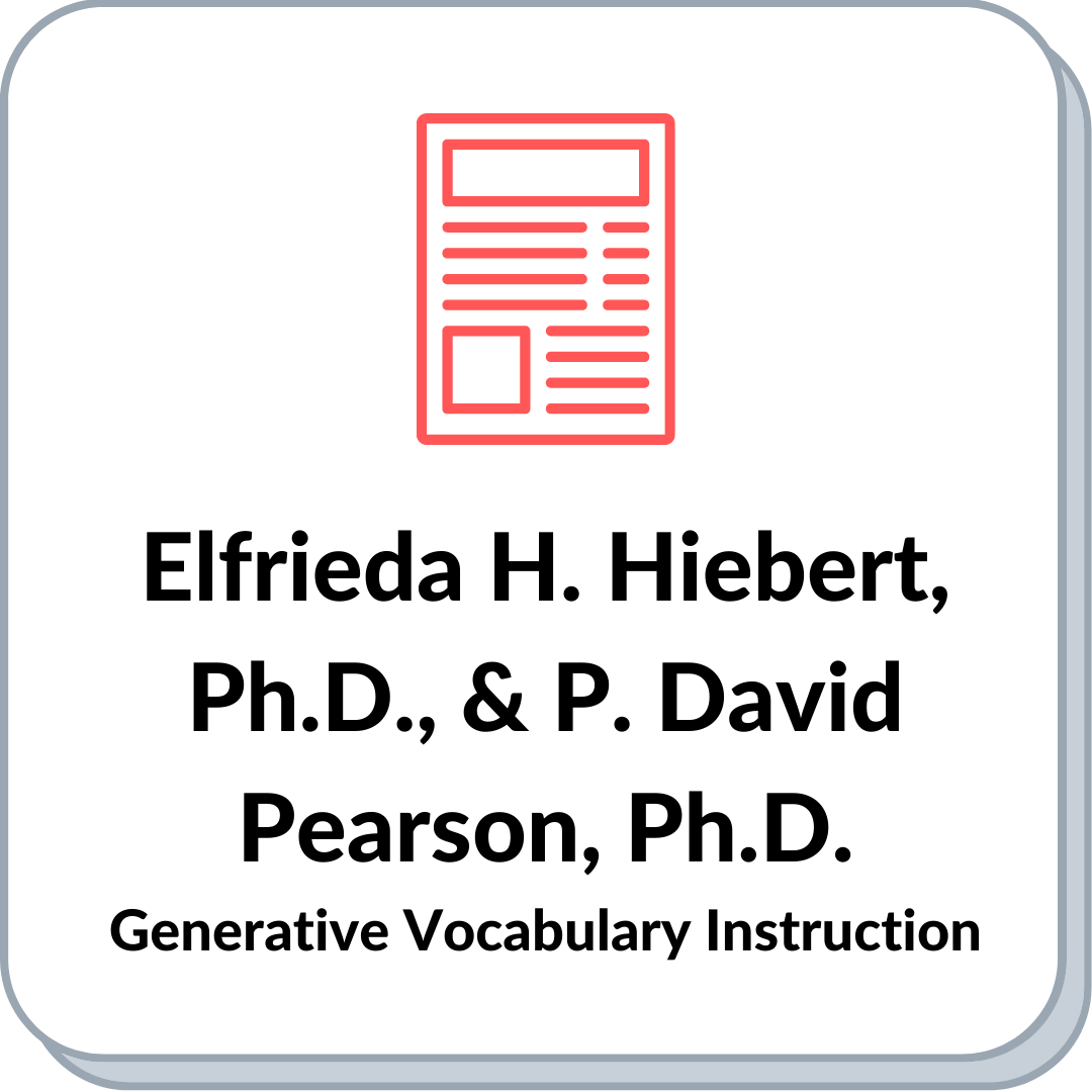Hiebert and Pearson icon