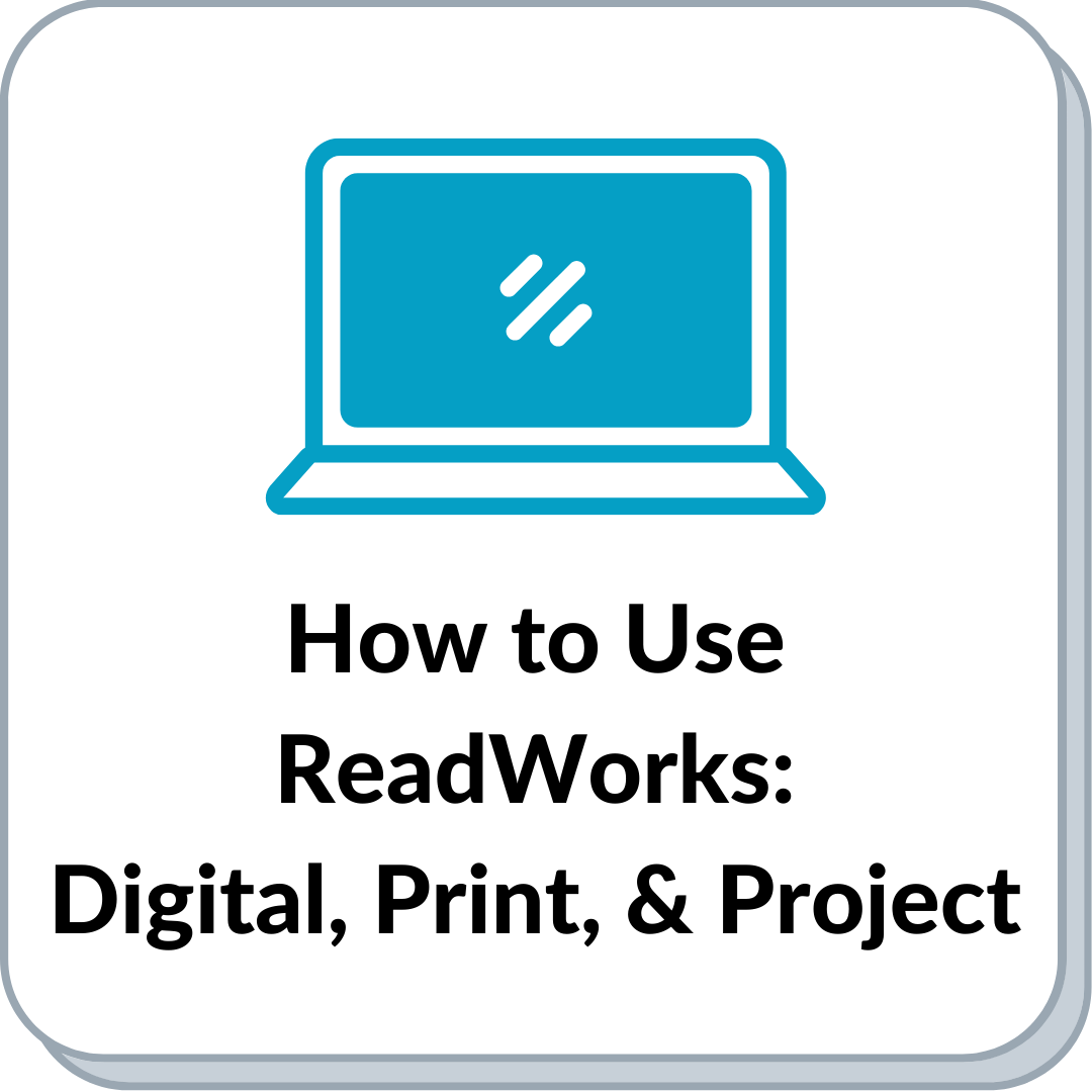 How to use ReadWorks icon