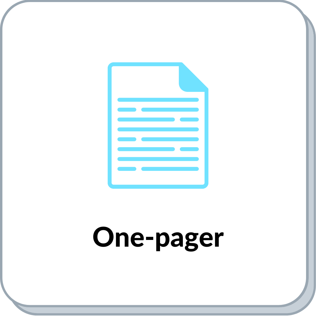 One-pager icon