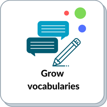 Grow vocabularies icon