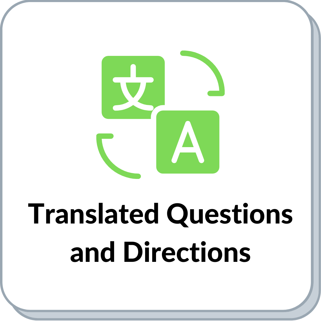 Translated Questions and Directions icon
