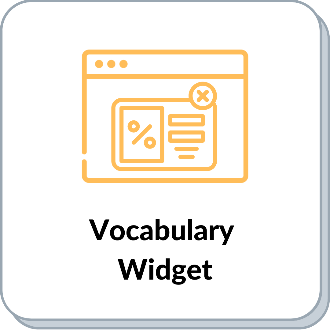 Vocabulary Widget Icon